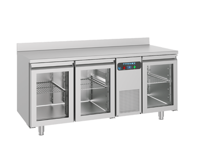 Frenox Mono Blok 178,5x70x85 3 Cam Kapılı Tezgah Tipi Buzdolabı CGN3-M-G-R290