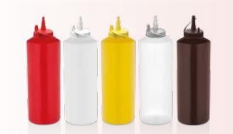 GastroPlast GPSC-500 Kapanabilir Uçlu Fişek Sosluk, 500 ml