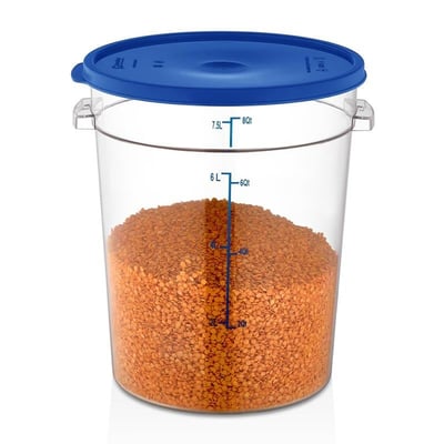 GastroPlast GRP-22 Polikarbon Yuvarlak Saklama Kabı, 22 L