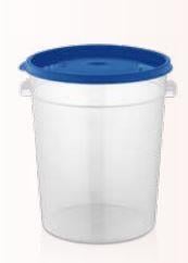 GastroPlast GRPP-8 Polipropilen Yuvarlak Saklama Kabı, 7.5 L