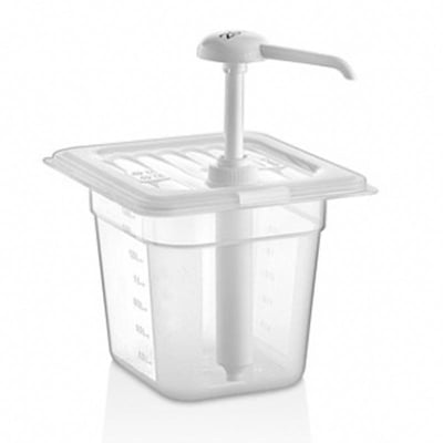 GastroPlast Plastik Ketçap Dispenseri, 2 L, Şeffaf