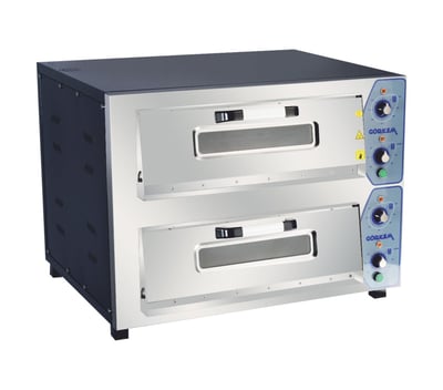 Görkem 52*52 Çift Katlı Pizza Fırını Elektrikli 25*8 Pizza 