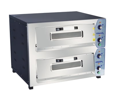 Görkem 62*62 Çift Katlı Pizza Fırını Elektrikli 30*8 Pizza 