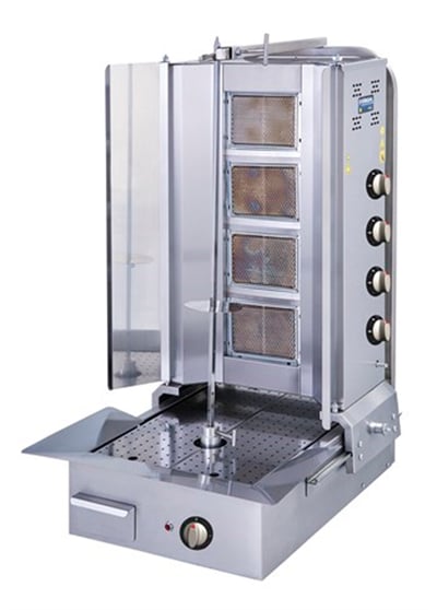 Görkem Alttan Motorlu 4'lü Döner Ocağı Doğalgaz/Tüplü 59x71x115 cm