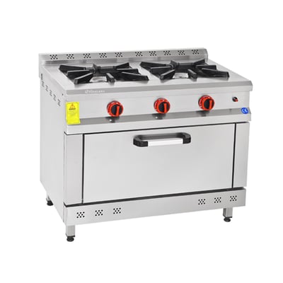 Himaksan 2 Li Kuzine 2 Ocak 1 Fırın 100*60*85 Gazlı Ce Belgeli