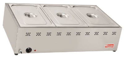 Himaksan 3 GN 1/2 Set Üstü Benmari Elektrikli 84*37*25