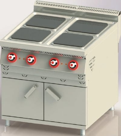 Himaksan 4 Lü Dolaplı Ocak Elektrikli 100*100*85