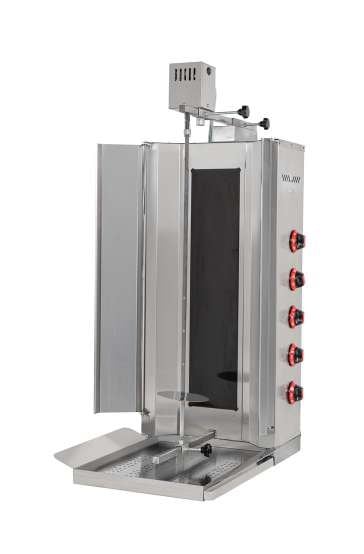 Himaksan 5 Radyanlı Camlı Üstten Motorlu Döner Ocağı Elektrikli 53*73*120