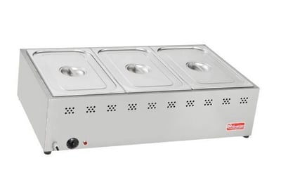 Himaksan Set Üstü Benmari, 3 Adet 1/1 Gn, Elektrikli 