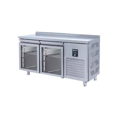 İceinox CTS 275-UG Tezgah Tip Snack Buzdolabı 2 Cam Kapılı