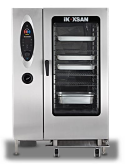 İnoksan FBG 040 Kombi Fırın, GN 1/1 40 Tepsi Kapasiteli, Gazlı
