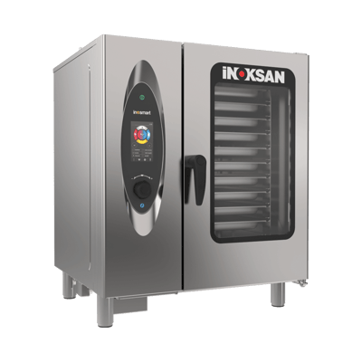 İnoksan FBG10T Gazlı Dokunmatik Kombi Fırın GN 1/1-10 Tepsi