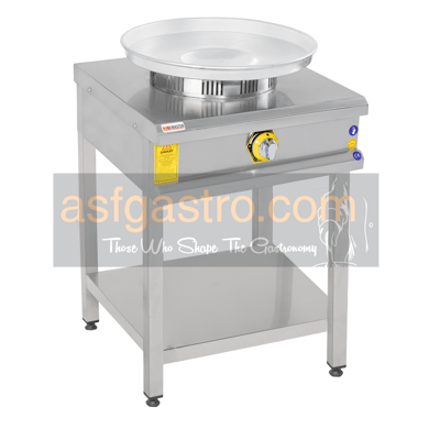 İnoxmaster Taban Raflı Tekli Tantuni Ocağı, Doğalgazlı / LPG, 50X50X85 cm