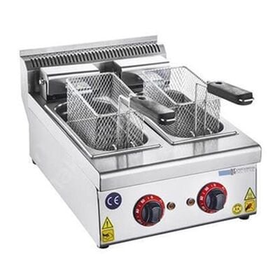 Karacasan Snack Serisi Elektrikli 5+5 Litre Fritöz 60*57*29 cm