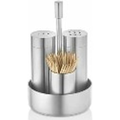 Kitchen Mall 3'LÜ Boru Tuzluk TK Yuvarlak Metal Standlı KM505