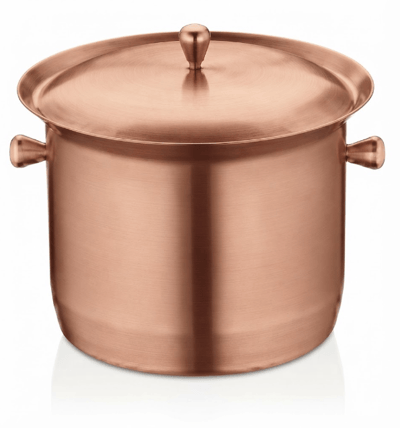 Kitchen Mall Skoçlu Buz Kovası (Kapaklı/İzoleli) PVD Bakır KM449