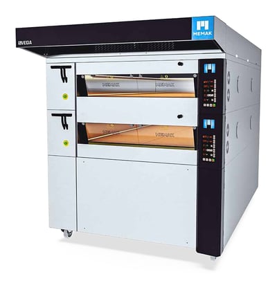 MEMAK Doğalgazlı Siklotermik Isıtmalı Taş Tabanlı Fırın, 7,5 m² Pişirme Alanı, SVEGA 200-03