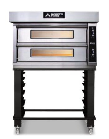 Moretti Forni iDeck ID-M-72.72 Tabanlı Pizza Fırını Elektronik Kontrollü, 4x35 cm Pizza ya da 1x40x60 Tepsi