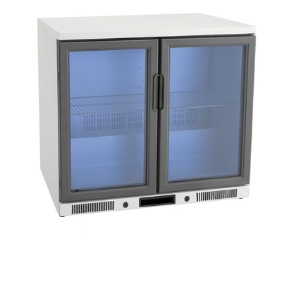 Ndustrio Bar Arkası Şişe Soğutucu Krom, 900x520x900, GDC-250-SS