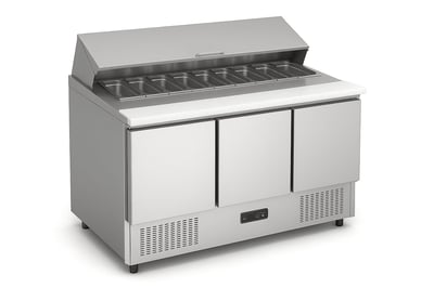 Ndustrio Tezgah Tip 3 Kapı,Snack Kapaklı Saladbar SLD 6160 SC
