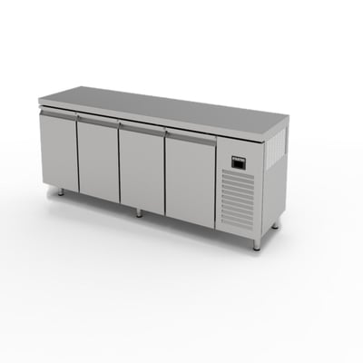 Ndustrio Tezgah Tip 4 Kapılı Snack Yüksek Buzdolabı TPS-64-H 