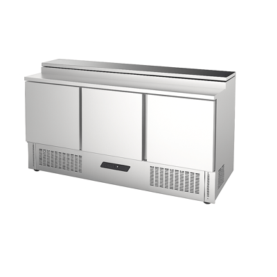 Ndustrio Tezgah Tipi,3 Kapılı,Snack Kapaklı Saladbar SLD 6160 HL SC
