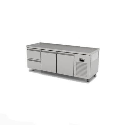 Ndustrio TPG-73-2D Tezgah Tip Gastronorm Buzdolabı, 2 Çekmeceli, 2 Kapılı