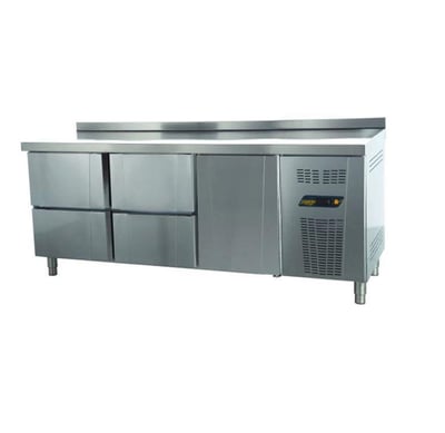 Ndustrio TPS-63-4D Tezgah Tip Snack Buzdolabı, 4 Çekmeceli, 1 Kapılı