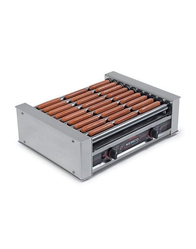 Nemco Sosis Kızartma Makinesi, 56x41x18 cm, Hot Dog Roller Grill