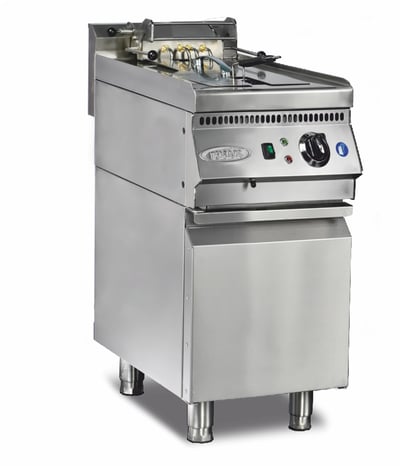 Pimak 24 Litre Gazlı Fritöz, Alt Dolaplı, 40×90×85 Cm