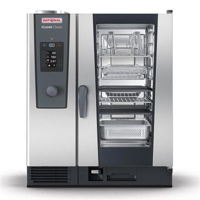 Rational iCombi Classic 10-1/1 Konveksiyonlu Fırın, 10×1/1 GN Kapasiteli, Gazlı