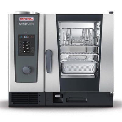 Rational iCombi Classic 6-1/1 Konveksiyonlu Fırın, 6×1/1 GN Kapasiteli, Gazlı