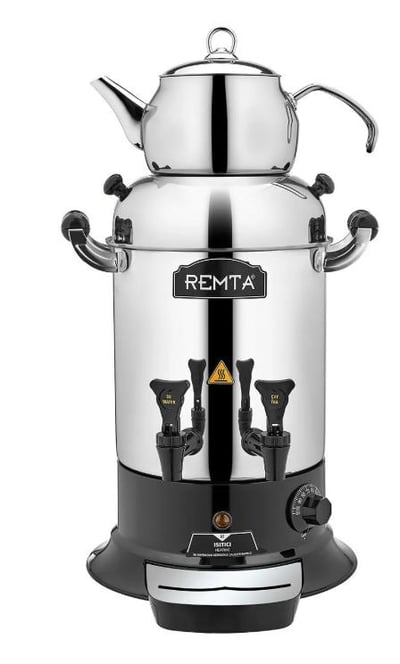 Remta 9 Lt. Midi Çift Demlikli Çay Kazanı R26