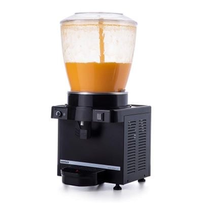 Samixir S22 Fıskiyeli Soğuk İçecek Dispenseri, 22 L, Panoramik, Analog, Siyah