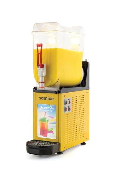 Samixir Slush Mono Allure Granita ve Meyve Suyu Dispenseri, 12 L