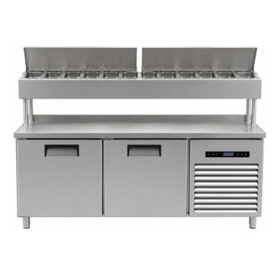 Şenox SBB-2N70-E Yükseltilmiş Make-Up Buzdolabı, İki Kapılı, 140*70*142 cm