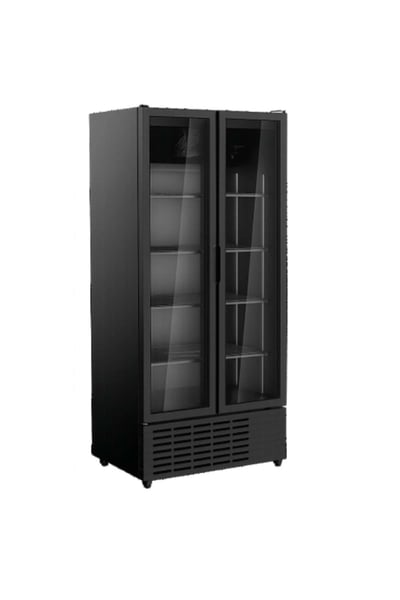 Senox SDS-1010 DC 2 CF Kanopisiz Çarpma Kapı, Dik Tip Şişe Soğutucu Dolap, 2 Kapılı, 903/816 Litre, Siyah