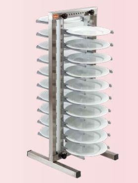 Tribeca Tabak İstif Arabası Set Üstü, 20 Tabaklık, 340x460x890 mm