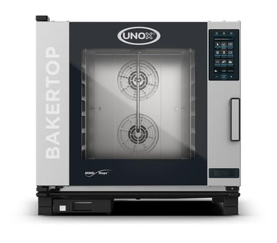 Unox Bakertop Plus Combi Fırın, 40×60 Cm 6 Tepsi Kapasiteli, Gazlı, XEBC-06EU-GPRM