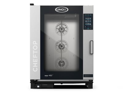 Unox Cheftop Plus Combi Fırın, 10 GN 2/1 Kapasiteli, Gazlı, XEVC-1021-GPRM