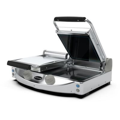 Unox Spidocook Düz Yüzey Seramik Camlı Izgara, İkili, Tost Makinesi, SP 020 P