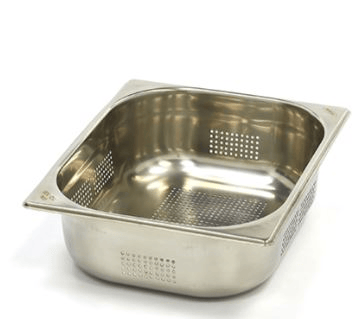 Üret Delikli Gastronom Küvet, Gn 1/2-10 cm, 32*26 cm, 6,5 Lt.