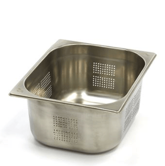 Üret Delikli Gastronom Küvet, Gn 1/2-15 cm, 32*26 cm, 9,5 Lt.