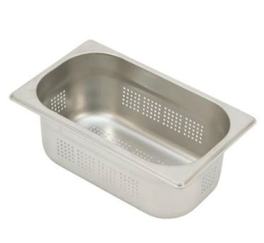 Üret Delikli Gastronom Küvet, Gn 1/4-10 cm, 26,5*16,2 cm, 2,8 Lt.