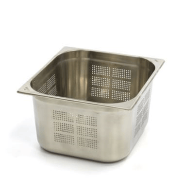 Üret Delikli Gastronom Küvet, Gn 2/3-20 cm, 35*32 cm, 18 Lt.