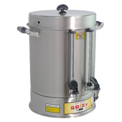 Üret Metal Musluklu Çay Makinesi, 160 Bardak Çay Potu, 14 L
