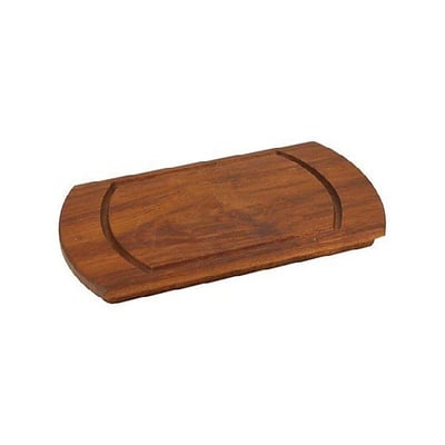 Varan Mutfak Kenarları Oval Steak 46x27 cm Kayın VOST-2161-K