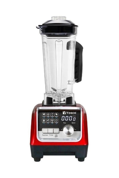Vosco VHS-206C Pro Dijital Buz Kırıcı Bar Blender, 2 L, 2200 W, Kırmızı