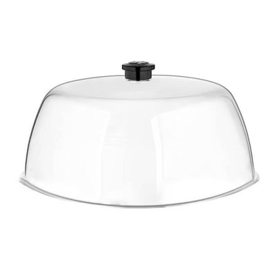 World Plas Yuvarlak Fanus 30 cm Şeffaf