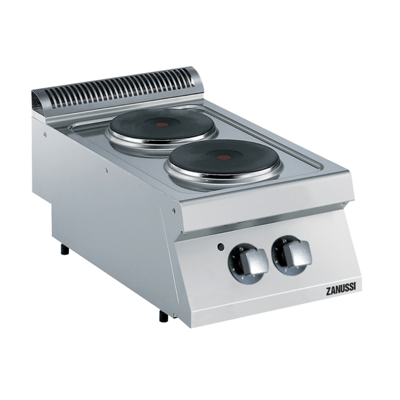 Zanussi 2'li Yuvarlak Pleyt Elektrikli Set Üstü Ocak, 400x700x250 mm, 372014